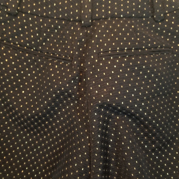 Ann Taylor | Petite Black and Gold Pants - Picture 5 of 7